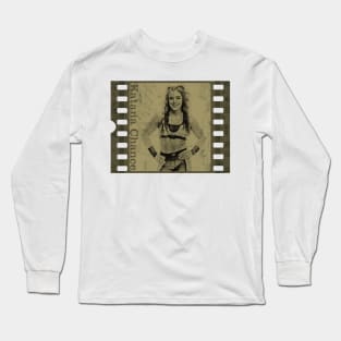 Katana Chance-Vintage Film Strip Concept Long Sleeve T-Shirt